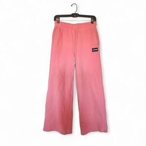 Gold Hinge Pink Wide Leg Sweatpants Size Large